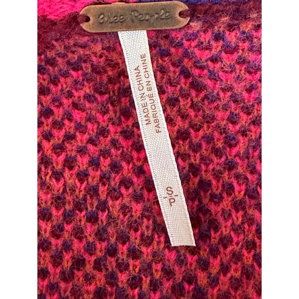 Free People In Bloom Cocoon Cardigan Womens Small Oversized Knit - Picture 4 of 6